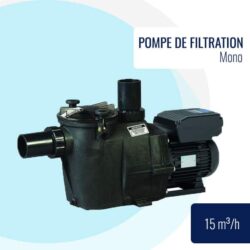 Pompe de filtration vitesse variable 15 m3