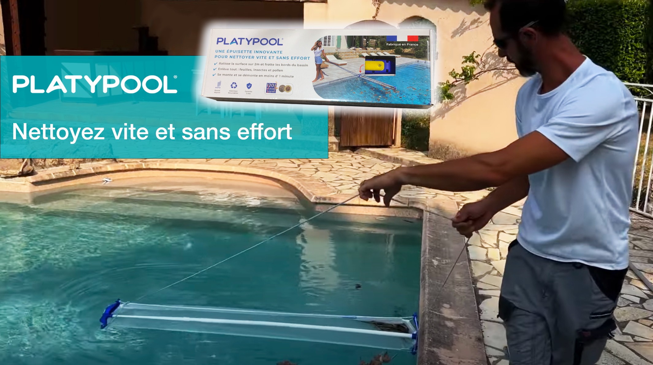 Comment utiliser l'épuisette Platypool