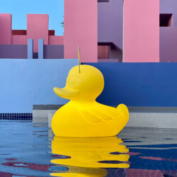 Lampe canard XL jaune Goodnight Liht