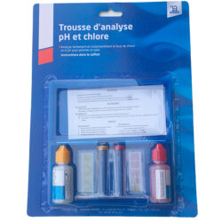 Trousse d'analyse pH et chlore