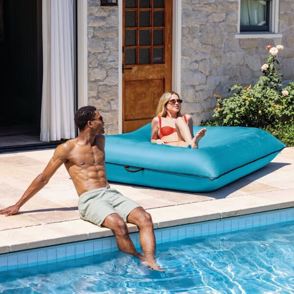 Pouf géant bleu Intex